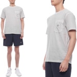 LF스퀘어 공식 온라인몰 [스톤아일랜드] 25SS 남성 로고 패치 포켓 반팔티셔츠 (K1S152100219 S0057 V0161 25S)