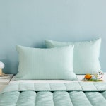 LF스퀘어 공식 온라인몰 [모던하우스 LF광양점] 3도씨) 익스트림쿨 [모던하우스 LF광양점] 상큼 시어서커 아이스 냉감 베개커버 50*70 민트