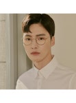 4XR 루카디스 38 위스콘신 엣지 서클 메탈 안경테 클라우드실버 - 4XR