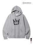 4XR [기모] 앨빈클로 크라운 오버핏 후드티 AVH707 (4 COLOR) - 4XR