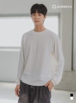 4XR 앨빈클로 싱글스판 무지 기본핏 긴팔티셔츠 AVT335 (2 COLOR) - 4XR