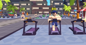 Download & Play Muscle Hero: Gym Clicker on PC & Mac (Emulator)