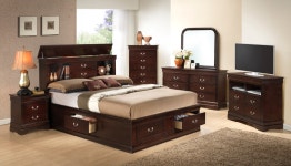Must Have Glory Furniture G3125 Storage Bedroom Set in... Furniture G3125 Storage Bedroom Set in Cappuccino from 1stopbedrooms... 