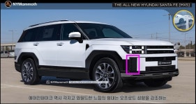 “갤로퍼만 오마주한 건 아닌데...” 현대 싼타페 풀체인지 예상도 공개 < 신차 < 자동차 < 기사본문 - 오토트리뷴 “갤로퍼만 오마주한 건 아닌데...... 
