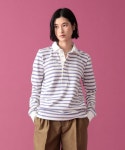 Pilgrim Surf+Supply（ピルグリム サーフ+サプライ）MADISONBLUE / RUGBY SHIRT BORDER（Tシャツ・カットソー Tシャツ）通販... 