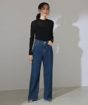 Demi-Luxe BEAMS（デミルクス ビームス）コットンナイロン シアー リブ ニット（トップス ニット・セーター）通販｜BEAMS Demi-Luxe BEAMS... 