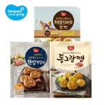                 동원 명품해물 표고버섯 완자 2봉+한입 떡갈비 2봉+동그랑땡 동원 명품해물 표고버섯 완자 2봉+한입 떡갈비 2봉+동그랑땡