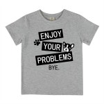                 주니어 아동 초등학생 의류/엔조이도그 베이직반팔티 주니어 아동 초등학생 의류/엔조이도그 베이직반팔티