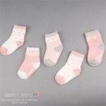                 [꼼지] D두근두근(5족)세트 유아동양말 100385 [꼼지] D두근두근(5족)세트 유아동양말 100385