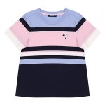                 [헤지스키즈]  여아 BOXY FIT 선염 반팔 T HNM13TR67M_PK [헤지스키즈]  여아 BOXY FIT 선염 반팔 T HNM13TR67M_PK