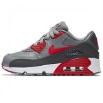                 나이키 키즈 에어 맥스 90 LTR PS 회/빨/흰 [833414-007] 나이키 키즈 에어 맥스 90 LTR PS 회/빨/흰 [833414-007]