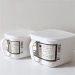                 일본 나카야 화이트 손잡이 밀폐용기 / H4166 일본 나카야 화이트 손잡이 밀폐용기 / H4166