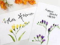 그레이스캘리의 수채화캘리그라피 자격증 클래스 취미와 자격증을 한번에! 그레이스캘리의 수채화캘리그라피 자격증 클래스 | 그레이스캘리
