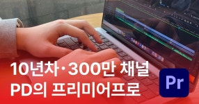 300만 채널 PD의 프리미어프로 입문 클래스 2시간이면 초보 탈출! 300만 채널 PD의 프리미어프로 입문 클래스 | 미켈란즈 Mekelranz
