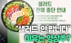써브웨이에서 샐러드가 사라졌어요