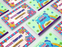 클래스101 | [25장] Kitsch 키치 팝아트 복고 디자인 PPT 템플릿309... 키치 팝아트 복고 디자인 PPT 템플릿309 피피티 파워포인트 | 파포장인