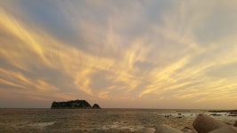 서귀포 범섬의 풍경(구름이 신기해서) : 클리앙