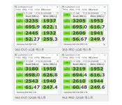 새로 나오는 960 evo가 성능이 참 좋은가 봅니다