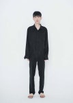 블랙 히든 루즈핏 셔츠 (black hidden loose fit shirt) - ETIO - 크루비 블랙 히든 루즈핏 셔츠: 39,000원 - 크루비