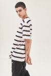 [비에스래빗] THE BSR T-SHIRT STRIPE WHITE (더 비비어 티셔츠 스트라이프 화이트) - BSRABBIT - 크루비 [비에스래빗] THE BSR T... 