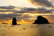 안면도, 꽃지해변, 노을, 일몰, 바다, 사진,이미지,일러스트,캘리그라피 - 순딩이작가 크라우드픽 - 저작권 걱정 없는 상업용 이미지