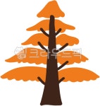 은행나무, 가로수, 은행나무일러스트, 은행나무그림, 노란색나무, 사진,이미지,일러스트,캘리그라피 - passion작가 크라우드픽 - 저작권 걱정... 