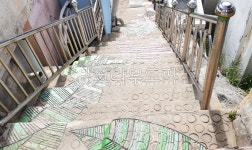 감천문화마을, 길, 부산, 마을, 계단, 사진,이미지,일러스트,캘리그라피 - aproad작가 크라우드픽 - 저작권 걱정 없는 상업용 이미지