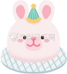 케이크, 캐릭터케이크, 토끼, 토끼케이크, 베이커리, 사진,이미지,일러스트,캘리그라피 - 찐개미작가 크라우드픽 - 저작권 걱정 없는 상업용 이미지