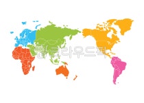 지도, 세계지도, 지구본, 세계지도일러스트, 오대양육대주, 사진,이미지,일러스트,캘리그라피 - kerkermam작가 크라우드픽 - 저작권 걱정 없는... 