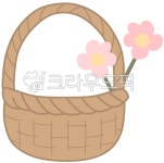 꽃바구니, 꽃, 바구니, 봄, 식물, 사진,이미지,일러스트,캘리그라피 - 나랑그링작가 크라우드픽 - 저작권 걱정 없는 상업용 이미지