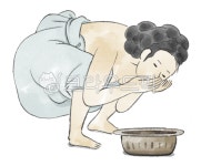 세수, 여인, 대야, 세수대야, 조선, 사진,이미지,일러스트,캘리그라피 - 이레나 lena Lee작가 크라우드픽 - 저작권 걱정 없는 상업용 이미지
