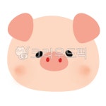 돼지, 돼지캐릭터, 동물, 동물그림, 12간지, 사진,이미지,일러스트,캘리그라피 - 사욧짱작가 크라우드픽 - 저작권 걱정 없는 상업용 이미지