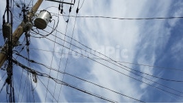 전봇대, 전깃줄, 하늘, 구름, 전기, 사진,이미지,일러스트,캘리그라피 - 아맞다사진작가 크라우드픽 - 저작권 걱정 없는 상업용 이미지