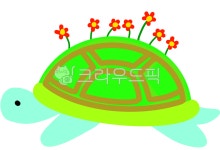 거북이, 육지거북이, 꽃거북이, 거북이동산, 거북이꽃밭, 사진,이미지,일러스트,캘리그라피 - ilove1232003작가 크라우드픽 - 저작권 걱정... 