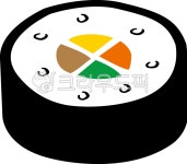 김밥, 김, 밥, 분식, 음식, 사진,이미지,일러스트,캘리그라피 - mannada작가 크라우드픽 - 저작권 걱정 없는 상업용 이미지