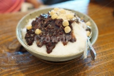 팥빙수, 빙수, 옛날빙수, 인절미빙수, 얼음빙수, 사진,이미지,일러스트,캘리그라피 - 삐아작가 크라우드픽 - 저작권 걱정 없는 상업용 이미지