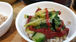 반찬, 음식, 밑반찬, 열무김치, 꽁보리밥, 사진,이미지,일러스트,캘리그라피 - Jeenong작가 크라우드픽 - 저작권 걱정 없는 상업용 이미지