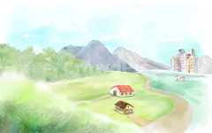 나무, 숲, 동화, 마을, 시골, 사진,이미지,일러스트,캘리그라피 - 아름다운별작가 크라우드픽 - 저작권 걱정 없는 상업용 이미지