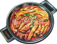 김치찌개, 쪽갈비, 김치쪽갈비, 등갈비, 김치등갈비, 사진,이미지,일러스트,캘리그라피 - 초현작가 크라우드픽 - 저작권 걱정 없는 상업용 이미지