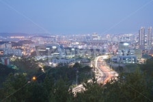 울산, 함월루, 선암동, 야경, 차궤적 사진, 이미지 - 달뜨리작가 가장 한국적인 스톡 사진 - 크라우드픽