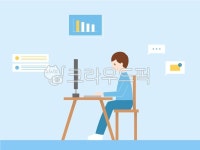 컴퓨터, 프리랜서, 커뮤니케이션, 책상, 회의, 사진,이미지,일러스트,캘리그라피 - 혜윰100작가 크라우드픽 - 저작권 걱정 없는 상업용 이미지