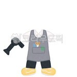 옷입히기, 직업, 미용사, 미용, 드라이기, 사진,이미지,일러스트,캘리그라피 - 앵두빵두 작업실작가 크라우드픽 - 저작권 걱정 없는 상업용 이미지