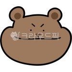 동물, 곰돌이, 표정, 감정, 얼굴, 사진,이미지,일러스트,캘리그라피 - happyhyosu작가 크라우드픽 - 저작권 걱정 없는 상업용 이미지