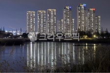 호수공원, 안산호수공원, 야경, 일몰, 아파트, 사진,이미지,일러스트,캘리그라피 - Deep bLUE작가 크라우드픽 - 저작권 걱정 없는 상업용 이미지