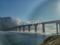 팔당대교, 물안개, 예봉산, 겨울, 아침 사진, 이미지 - mangwon작가 가장 한국적인 스톡 사진 - 크라우드픽