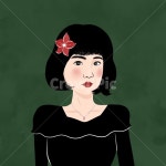 여성, 소녀, 여자, 리본, 초록, 사진,이미지,일러스트,캘리그라피 - 밍글라바작가 크라우드픽 - 저작권 걱정 없는 상업용 이미지