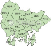 경상남도, 경남, 지도, 지도일러, 지도그림, 사진,이미지,일러스트,캘리그라피 - Ntaeyeong1030작가 크라우드픽 - 저작권 걱정 없는 상업용... 