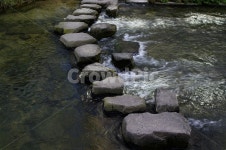 징검다리, 냇물, 물살, 청계천, 돌다리, 사진,이미지,일러스트,캘리그라피 - 귀리작가 크라우드픽 - 저작권 걱정 없는 상업용 이미지