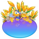 유치원, 어린이집, 알림판, 이름표, 원앙, 사진,이미지,일러스트,캘리그라피 - 크레용캐릭터작가 크라우드픽 - 저작권 걱정 없는 상업용 이미지