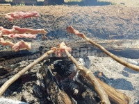 삼겹살, 돼지고기, 원시, 숯불, 바베큐, 사진,이미지,일러스트,캘리그라피 - 달대지작가 크라우드픽 - 저작권 걱정 없는 상업용 이미지